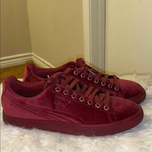 PUMA clyde suede shoes